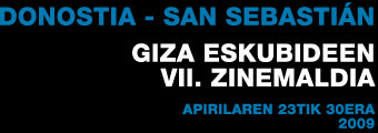 Giza Eskubideen Zinemaldiko logotipoa